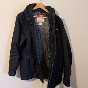 Columbia Men's Thermal Coil Hooded Jacket, "Collegiate Navy" color